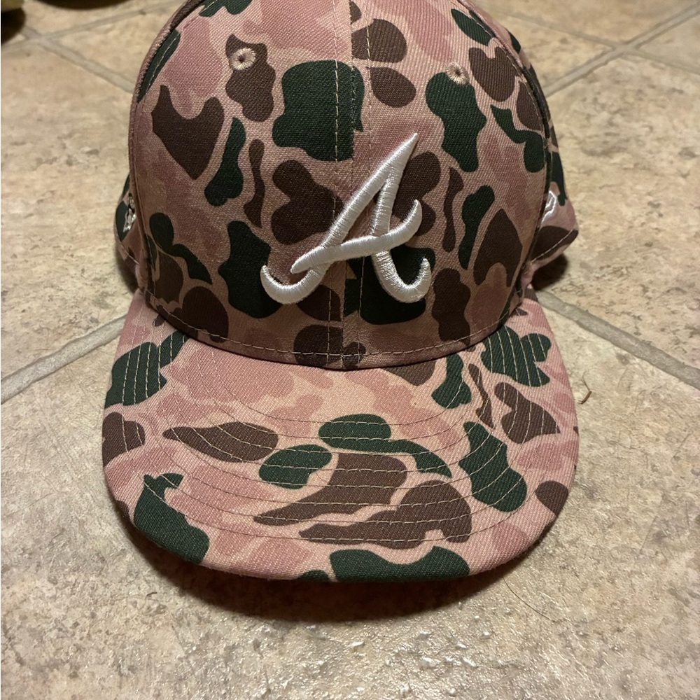 Camouflage Atlanta Braves World Series hat